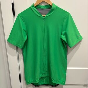 Nike Men’s Bright Green Short-Sleeve Cycling Jersey